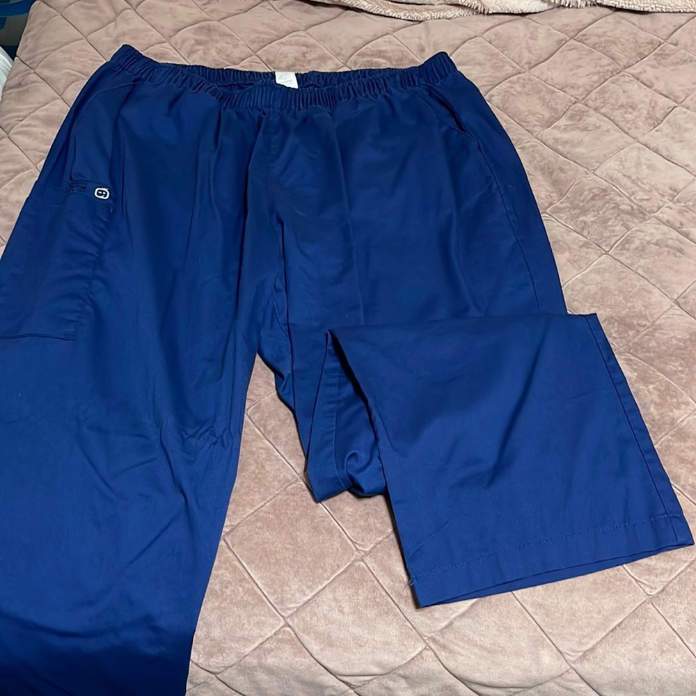 Navy blue scrub pants 3X Talls